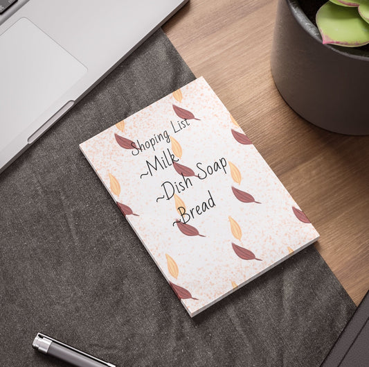 Autumn Leaves Notepad