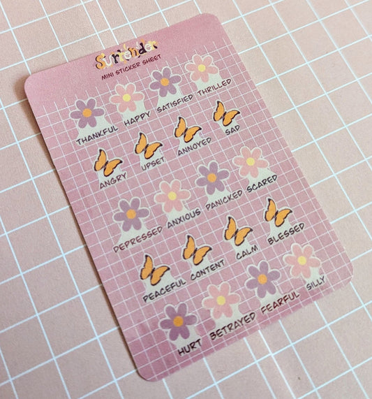 Surrender Mini Mood Tracker Stickers