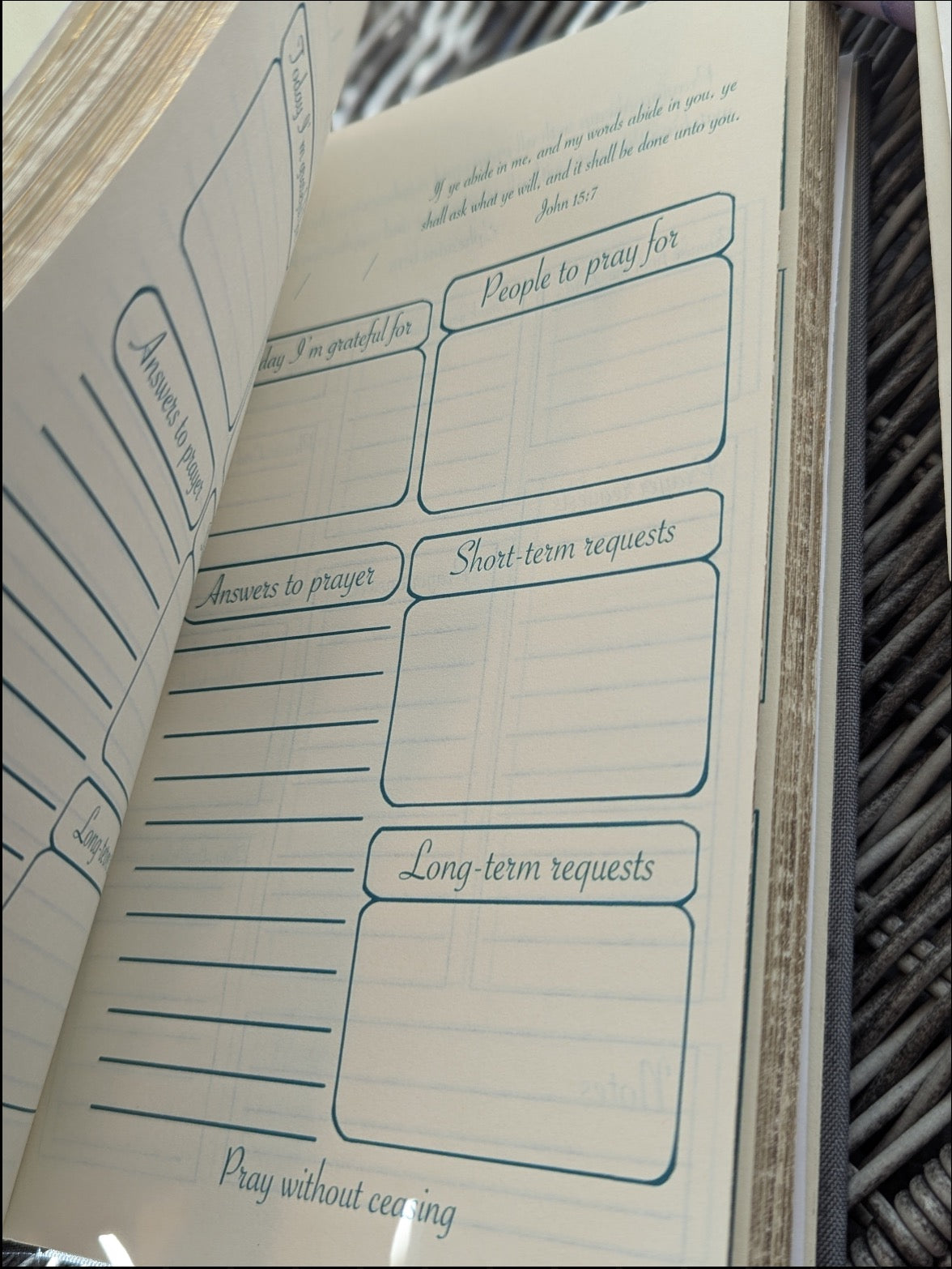 Pray Without Ceasing Prayer Journal