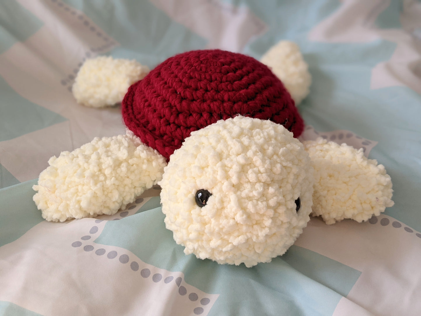 Cozy Weighted Handcrafted Turtle Plushie